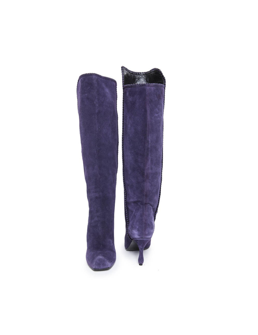 Bottes MARC JACOBS T 36.5 veau velours violet