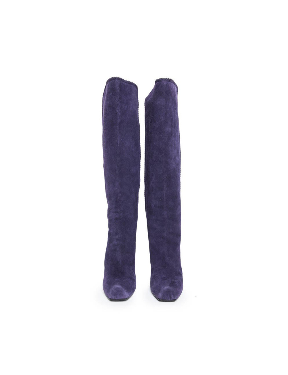 MARC JACOBS T 36.5 EN suede purple boots