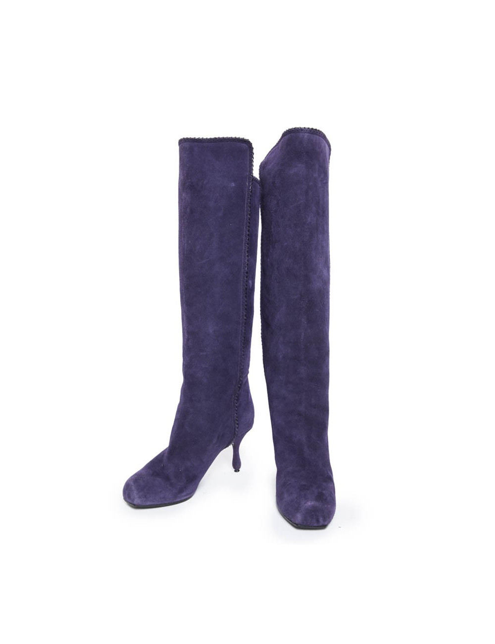 Bottes MARC JACOBS T 36.5 veau velours violet
