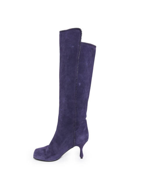MARC JACOBS T 36.5 EN suede purple boots