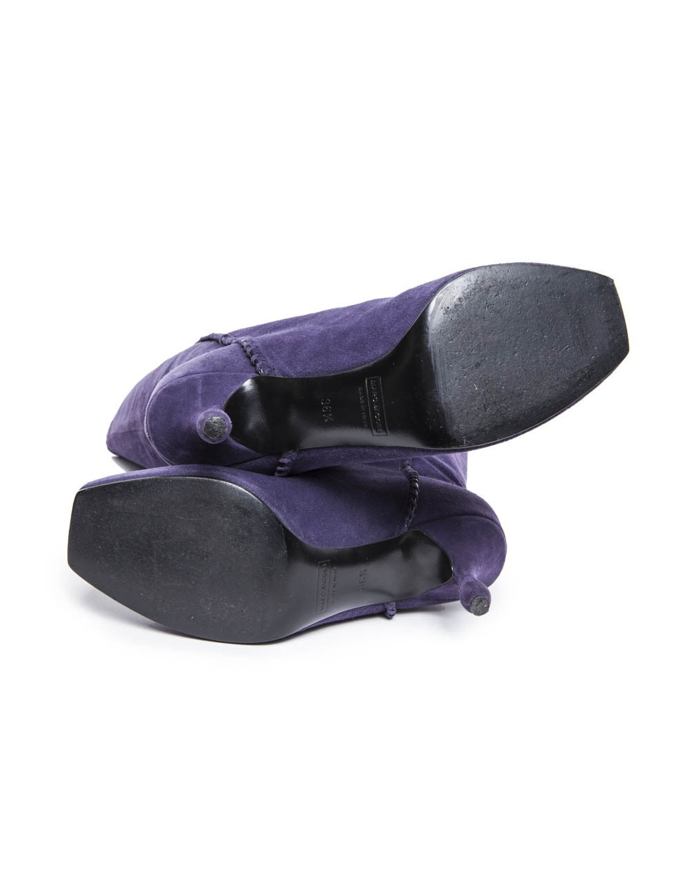 MARC JACOBS T 36.5 EN suede purple boots