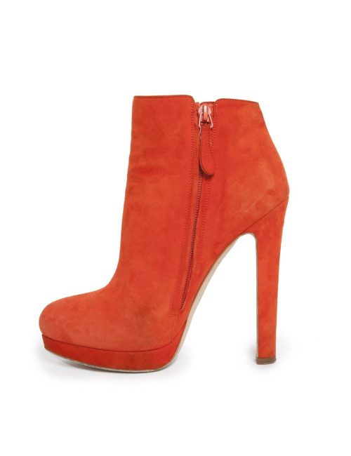 Boots ALEXANDER Mc QUEEN T 37 EN suede orange