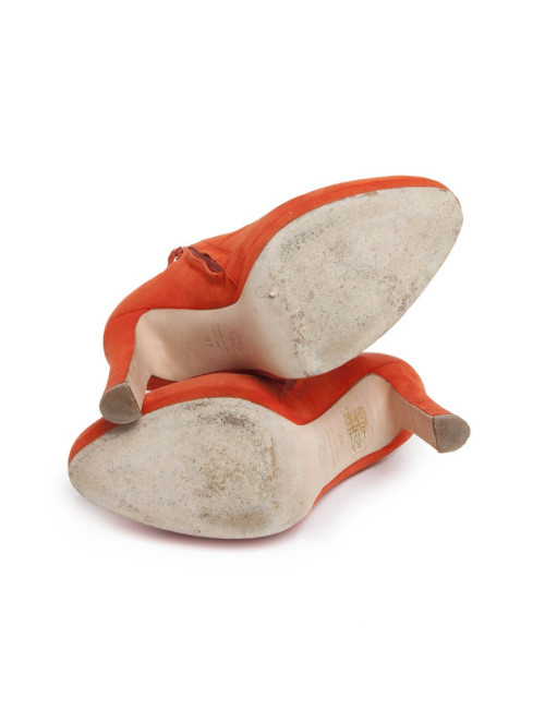 Boots ALEXANDER Mc QUEEN T 37 EN suede orange