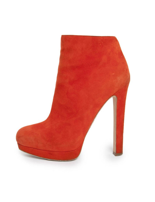 Boots ALEXANDER Mc QUEEN T 37 EN suede orange