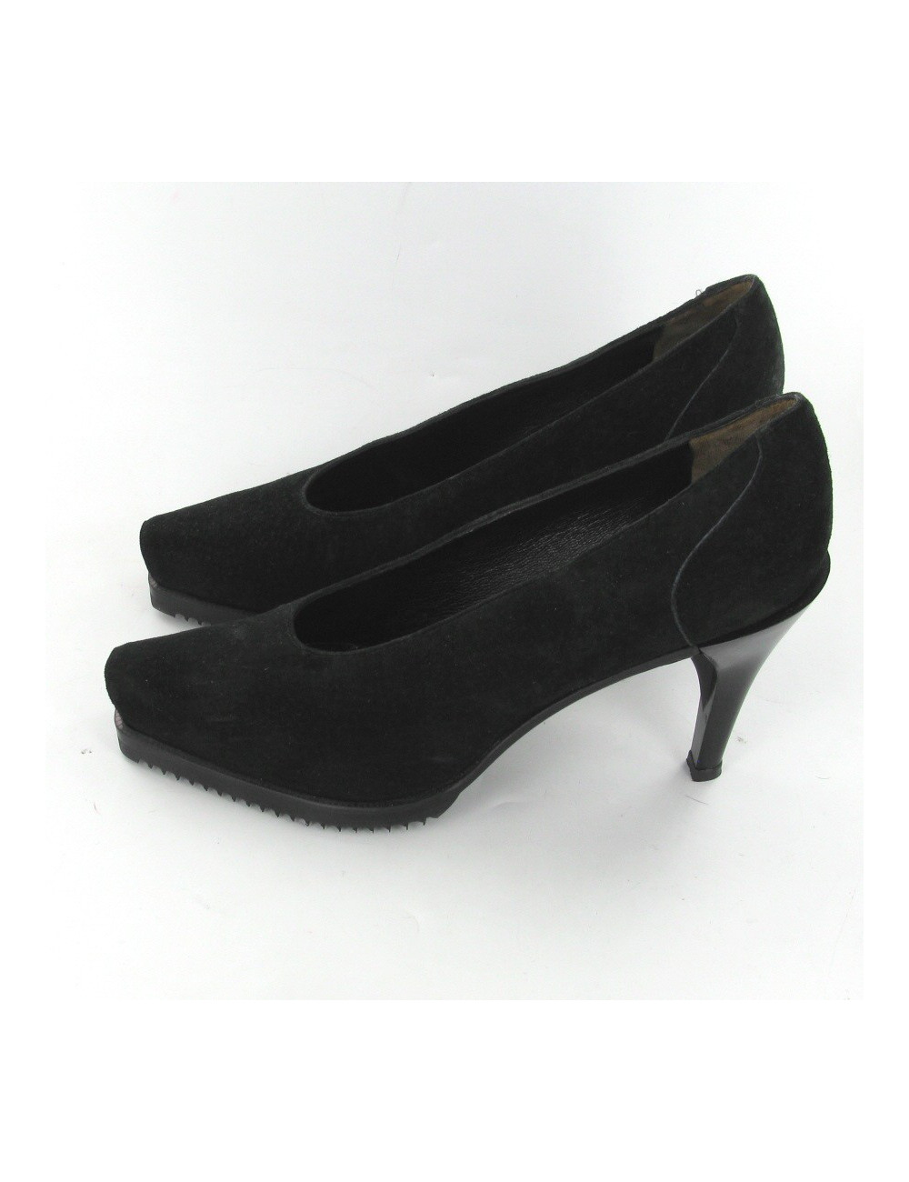 Escarpins en daim noir T39 JEAN PAUL GAUTHIER pour STEPHANE KELIAN