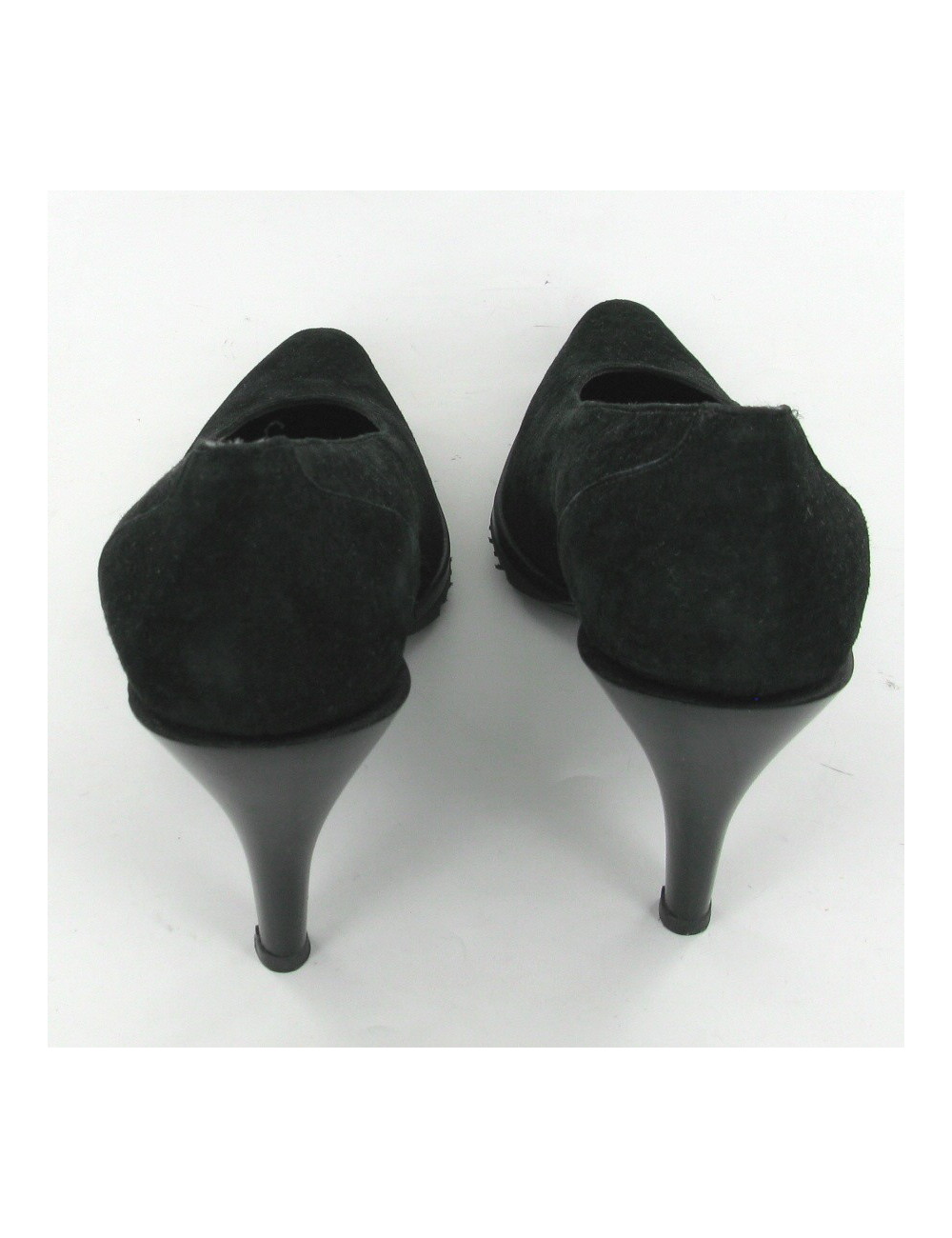 Escarpins en daim noir T39 JEAN PAUL GAUTHIER pour STEPHANE KELIAN