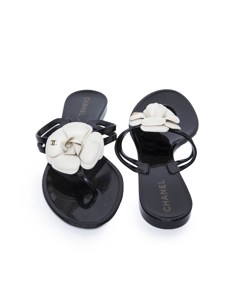 Mules CHANEL T 39 camélia