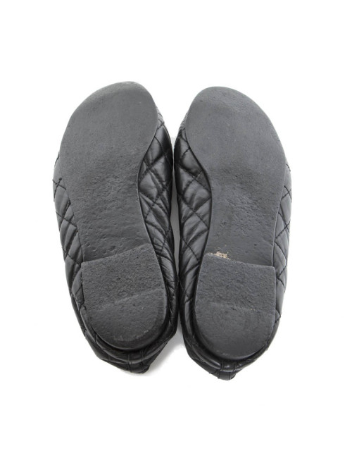 Ballerines CHANEL matelassées noir t 39