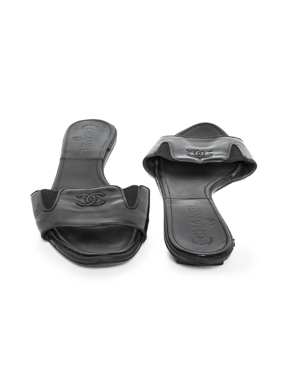 Mules CHANEL noir T 39.5