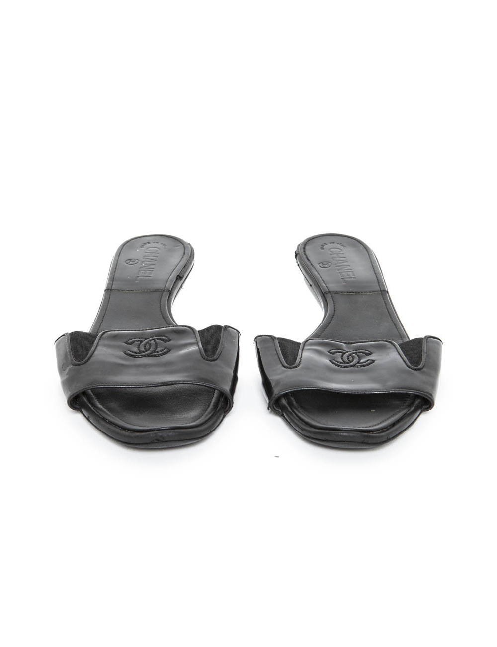 Mules CHANEL black 39.5 en T