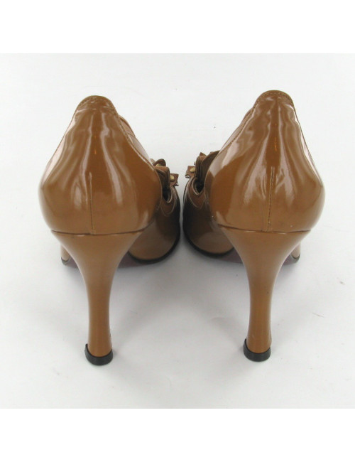 Escarpins cuir et cuir vernis T39 LOUIS VUITTON