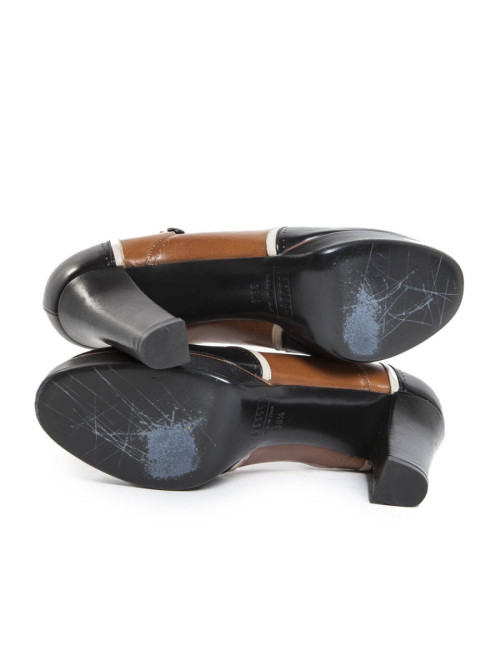 Escarpins FRATELLI ROSSETTI cuir Tricolore T38,5