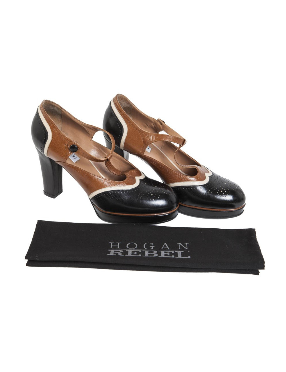 Escarpins FRATELLI ROSSETTI cuir Tricolore T38,5