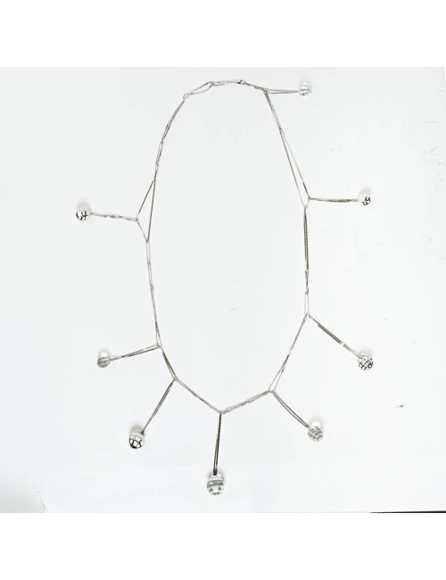 Sautoir BACCARAT argent