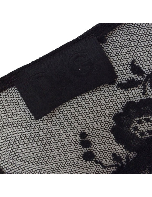 Fond de robe D&G en dentelle noire