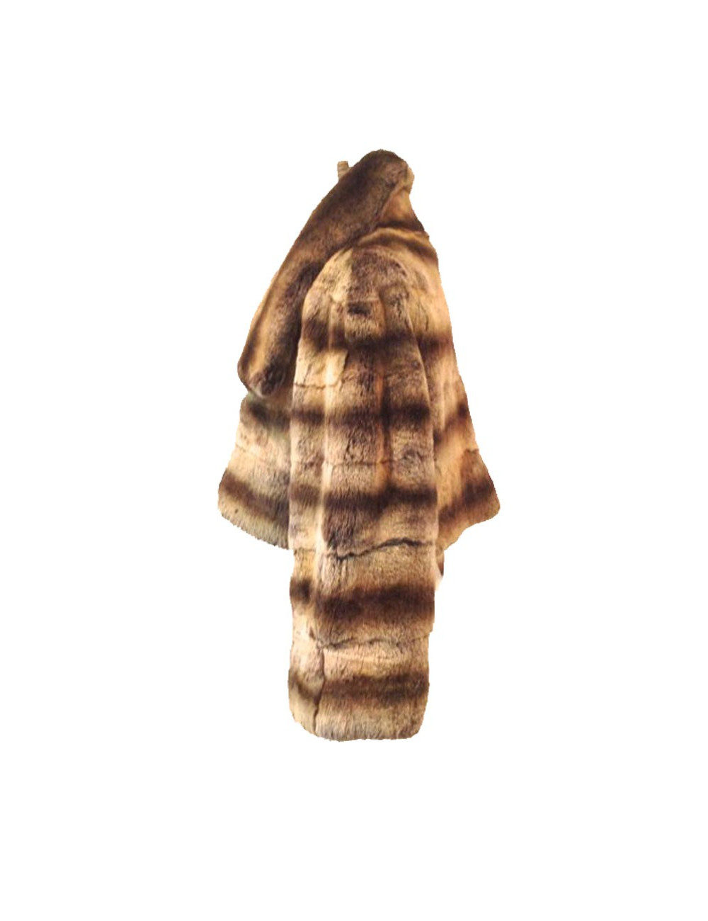 Veste DOLCE REBECCA en vison dégradé beige