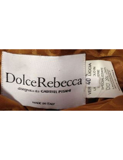 Veste DOLCE REBECCA en vison dégradé beige