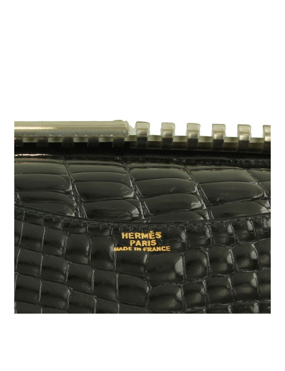 Porte-repertoire HERMES crocodile noir