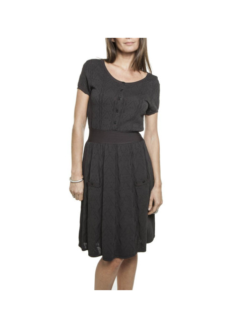 Dress CHANEL dark brown t 44