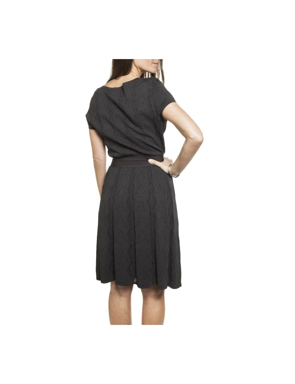 Dress CHANEL dark brown t 44