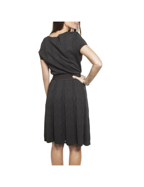 Robe CHANEL marron foncé t 44