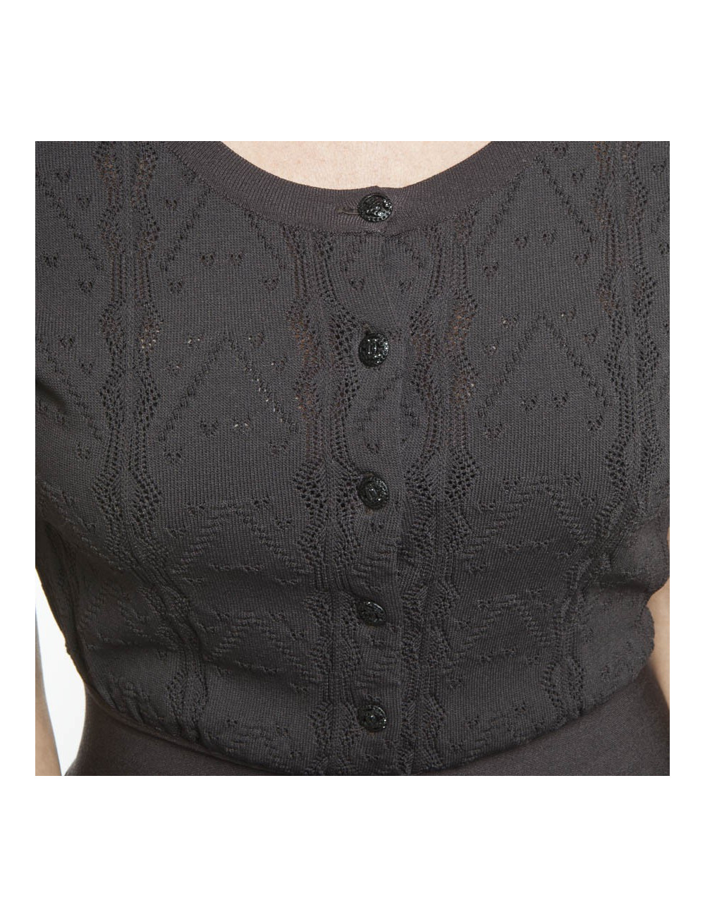 Robe CHANEL marron foncé t 44