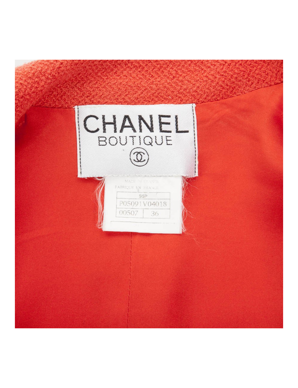 Jacket short CHANEL orange