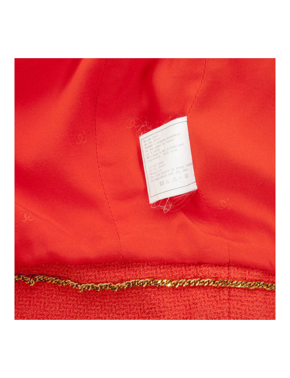 Jacket short CHANEL orange