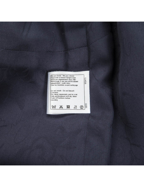 Veste CHANEL T 34 Tweed et fils d'argent