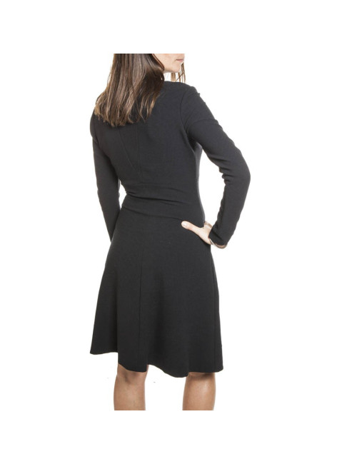 CHANEL T 40 en stetch black dress