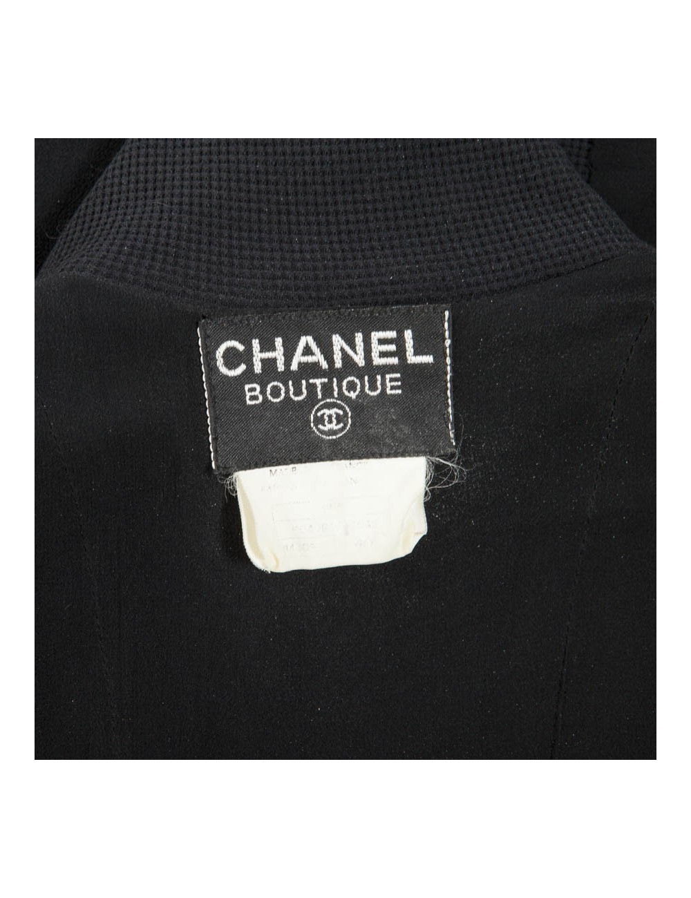 CHANEL T 40 en stetch black dress