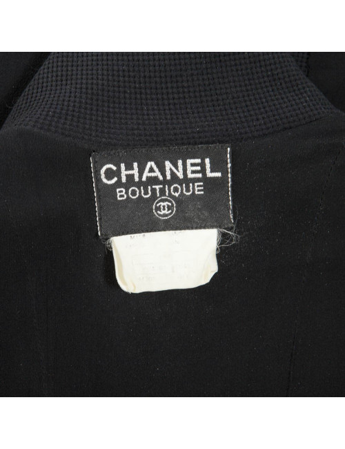 CHANEL T 40 en stetch black dress