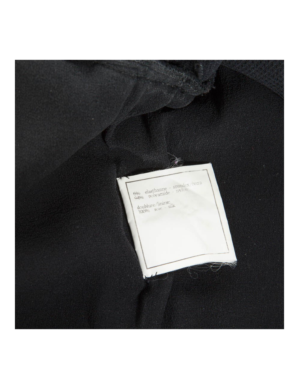 Robe CHANEL T 40 stetch noir