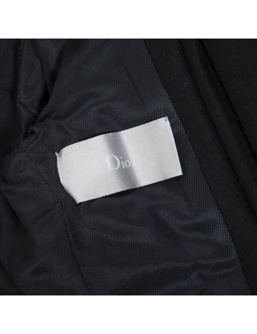 Veste militaire noir  DIOR  en feutrine T 40 fr