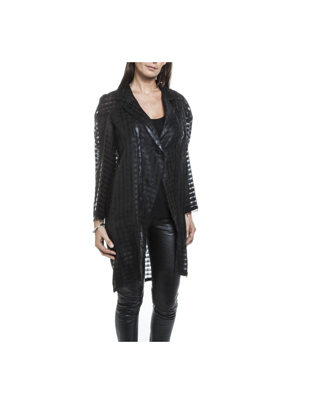 Manteau CHANEL en organza