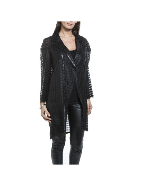 Manteau CHANEL en organza