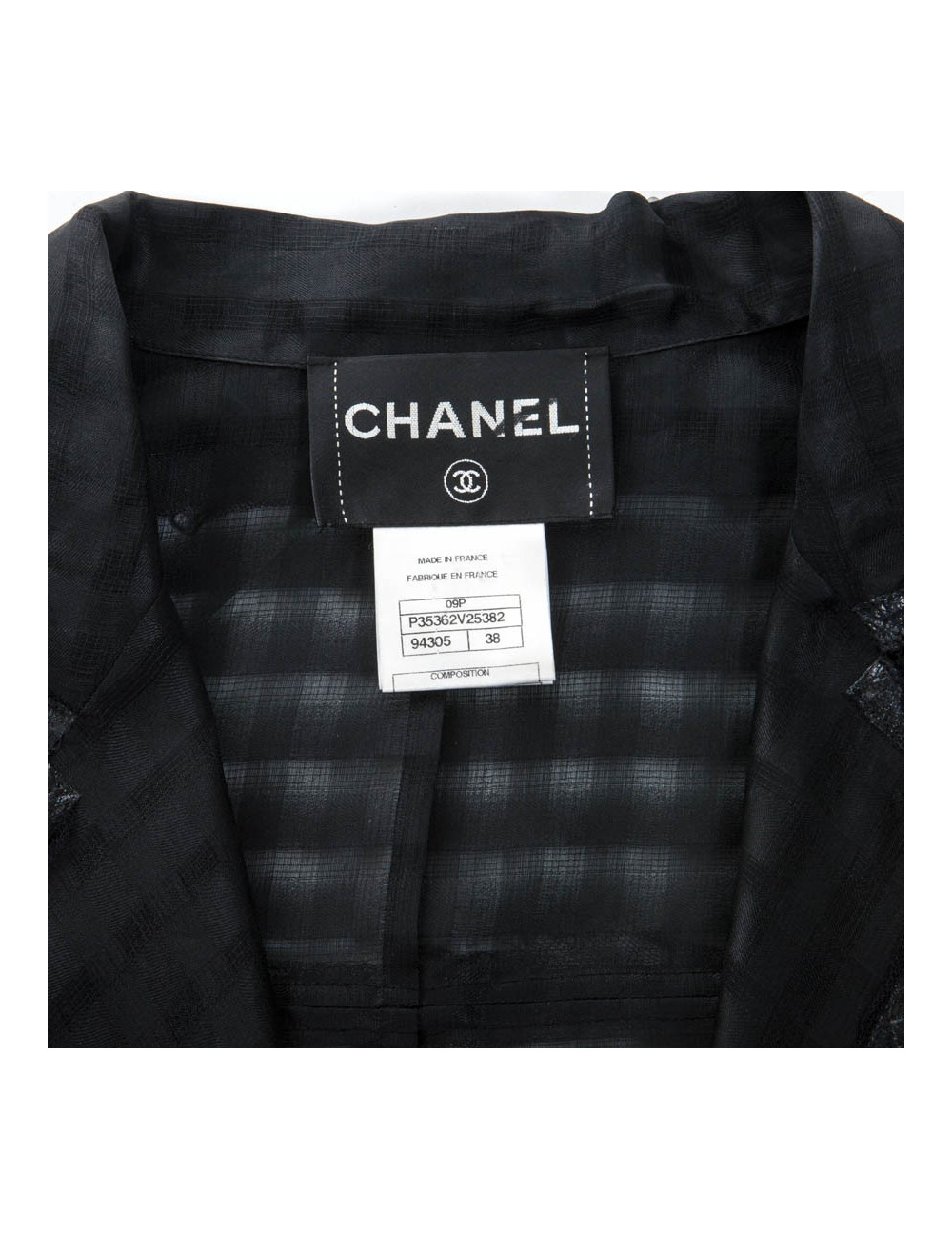 Manteau CHANEL en organza