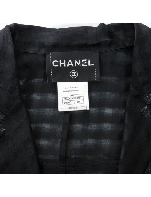 Manteau CHANEL en organza