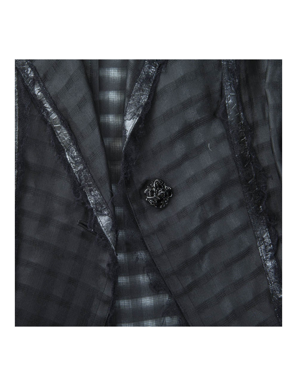 Long jacket CHANEL t 38 in organza