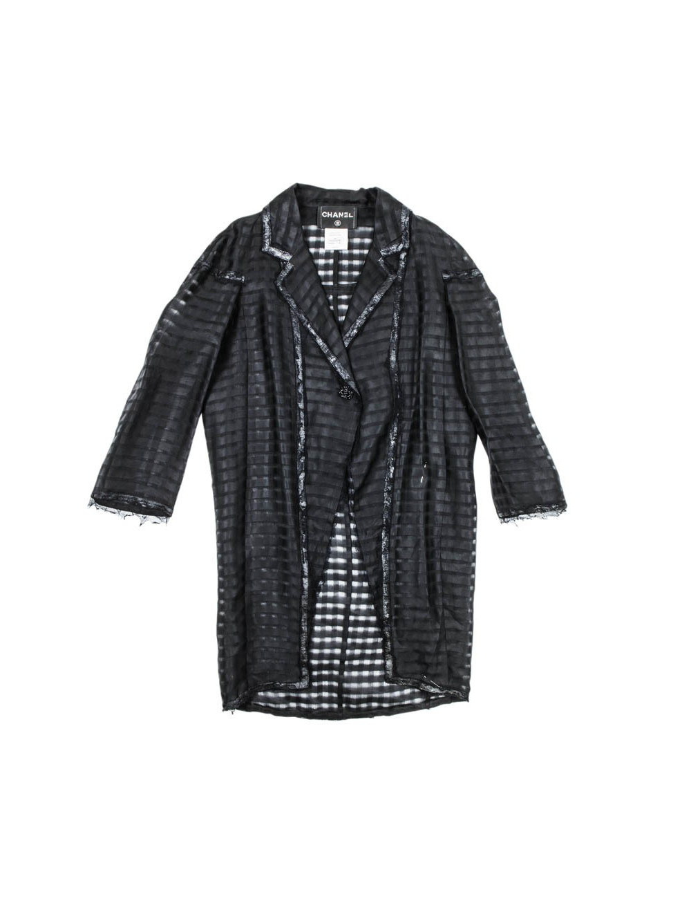 Manteau CHANEL en organza