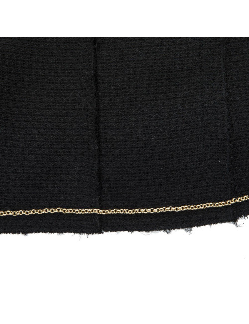 Veste CHANEL T 42 soie noire