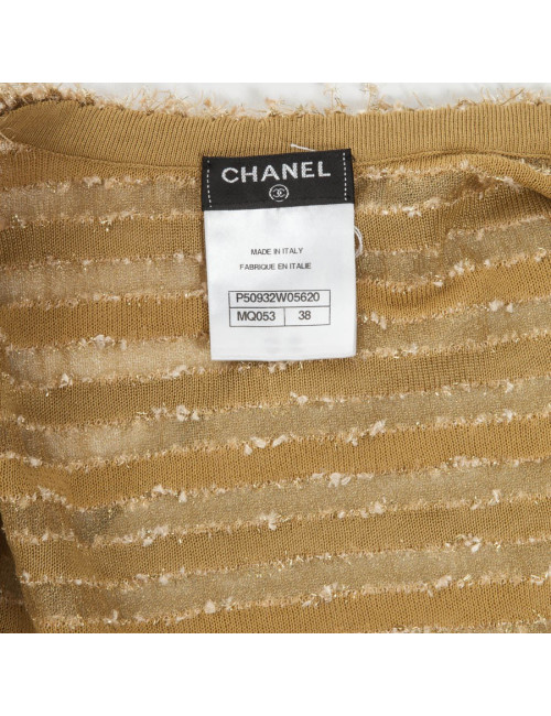 Veste courte CHANEL T 38 "Paris-Dubaï"