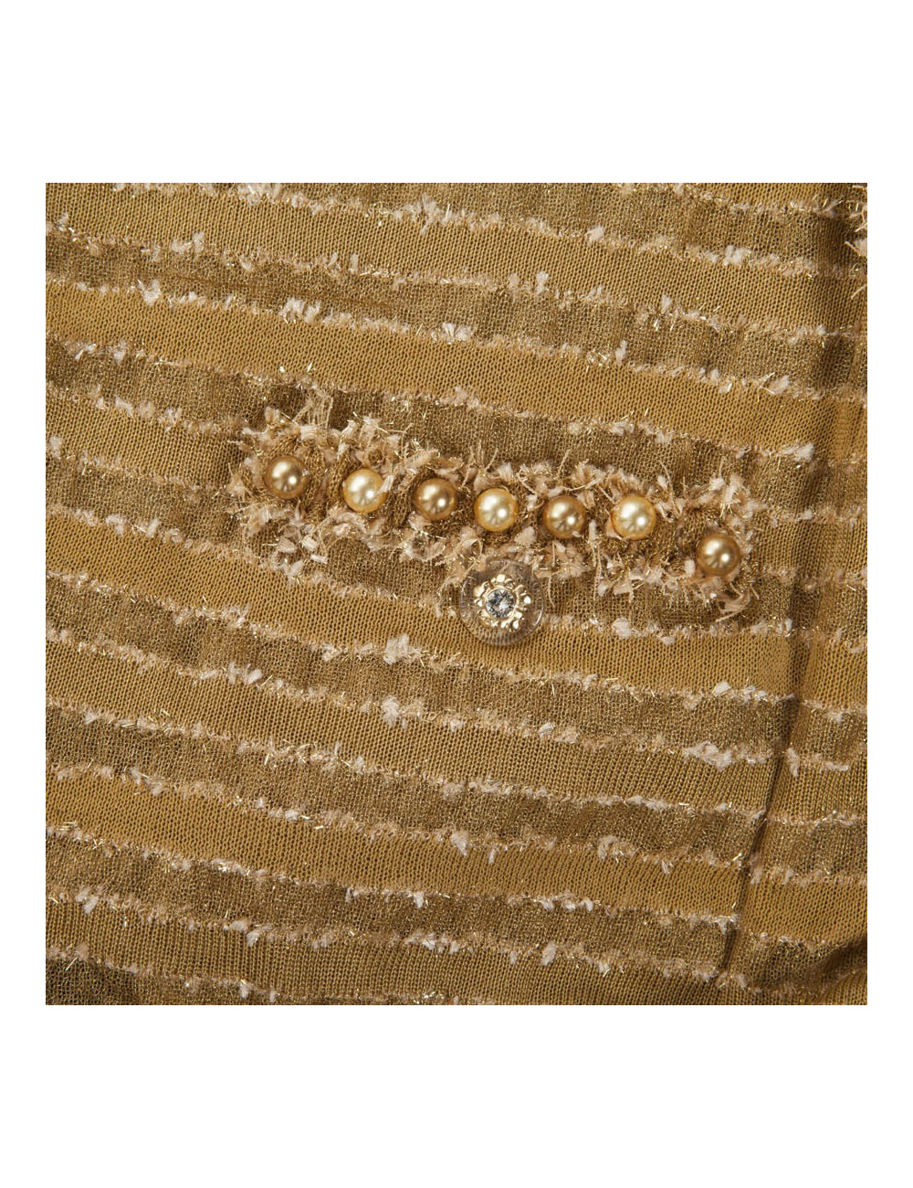  CHANEL Dubaï cruise collection golden bolero size 38EU