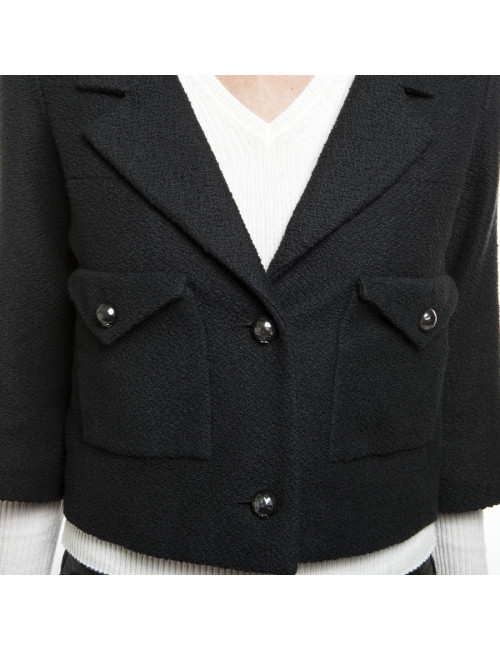 Veste courte CHANEL T 36 noire