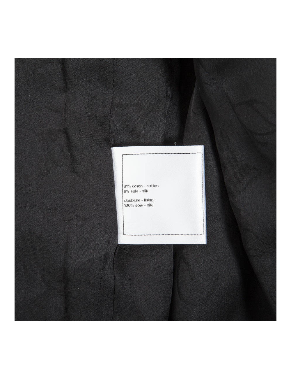 Veste courte CHANEL T 36 noire