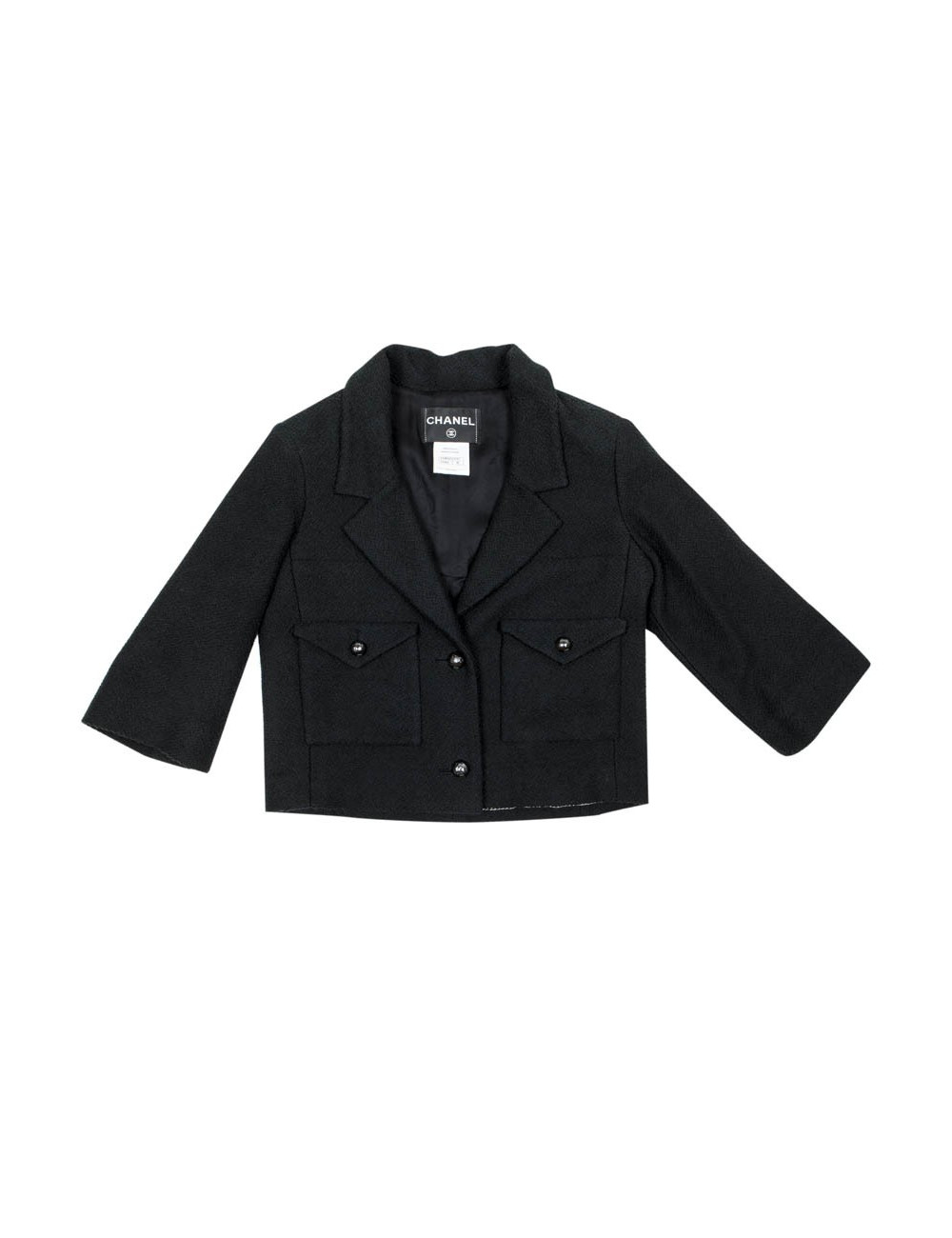 Veste courte CHANEL T 36 noire