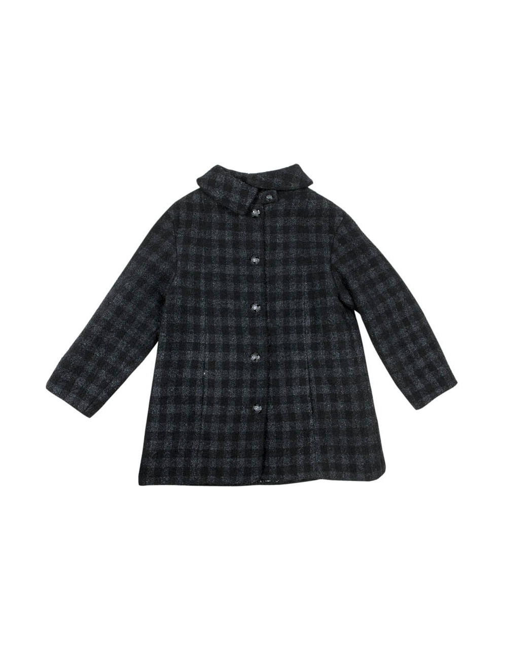 Manteau CHANEL T 38 fr tweed lamé noir