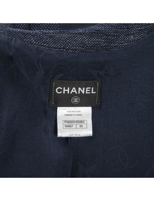Robe CHANEL T 50 bleu 