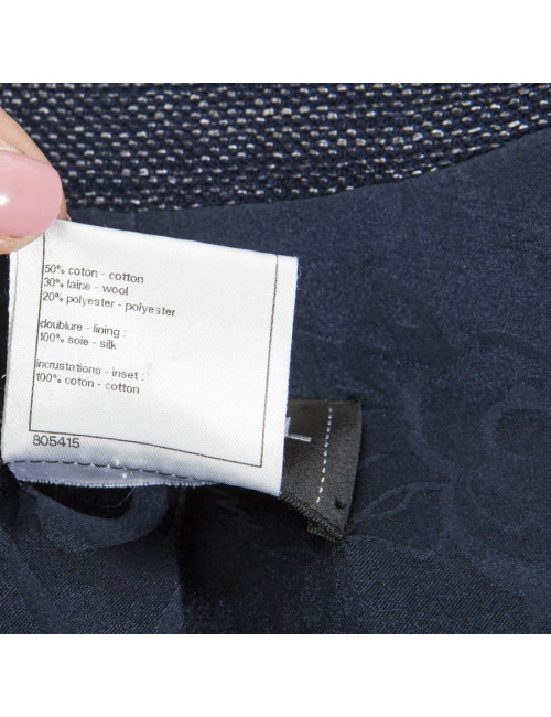 Robe CHANEL T 50 bleu 