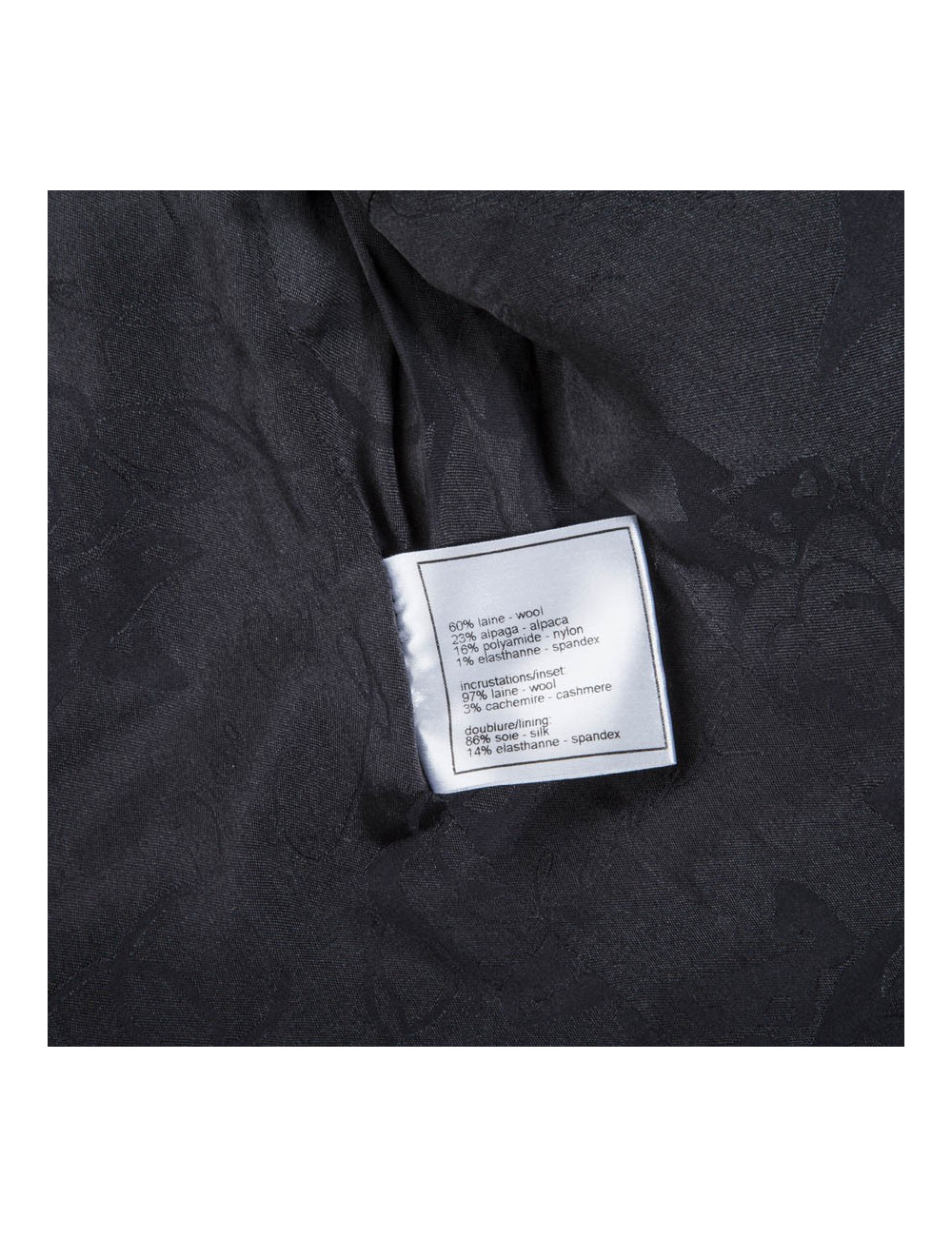 Veste CHANEL tweed gris T38